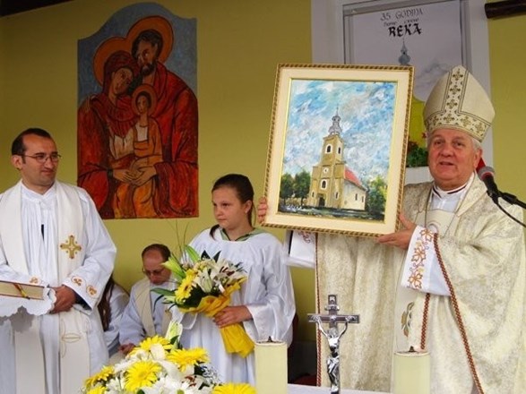 Biskup Komarica u Reki na proslavi župnog blagdana